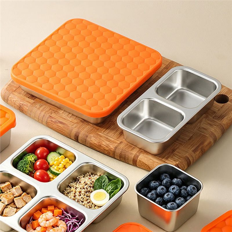 Food Snacks For Toddlers - A02M-Roestvrijstalen Snackdoos voor Kinderen & Peuters,