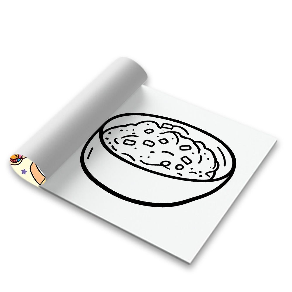 Food Snacks Coloring Book - Eten, drinken & snoepjes Vetgedrukt, eenvoudig