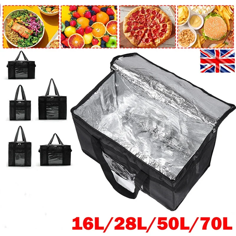 Food Snacks Delivery - 16L-70L Geïsoleerde Thermische Draagtas Grote Opslag