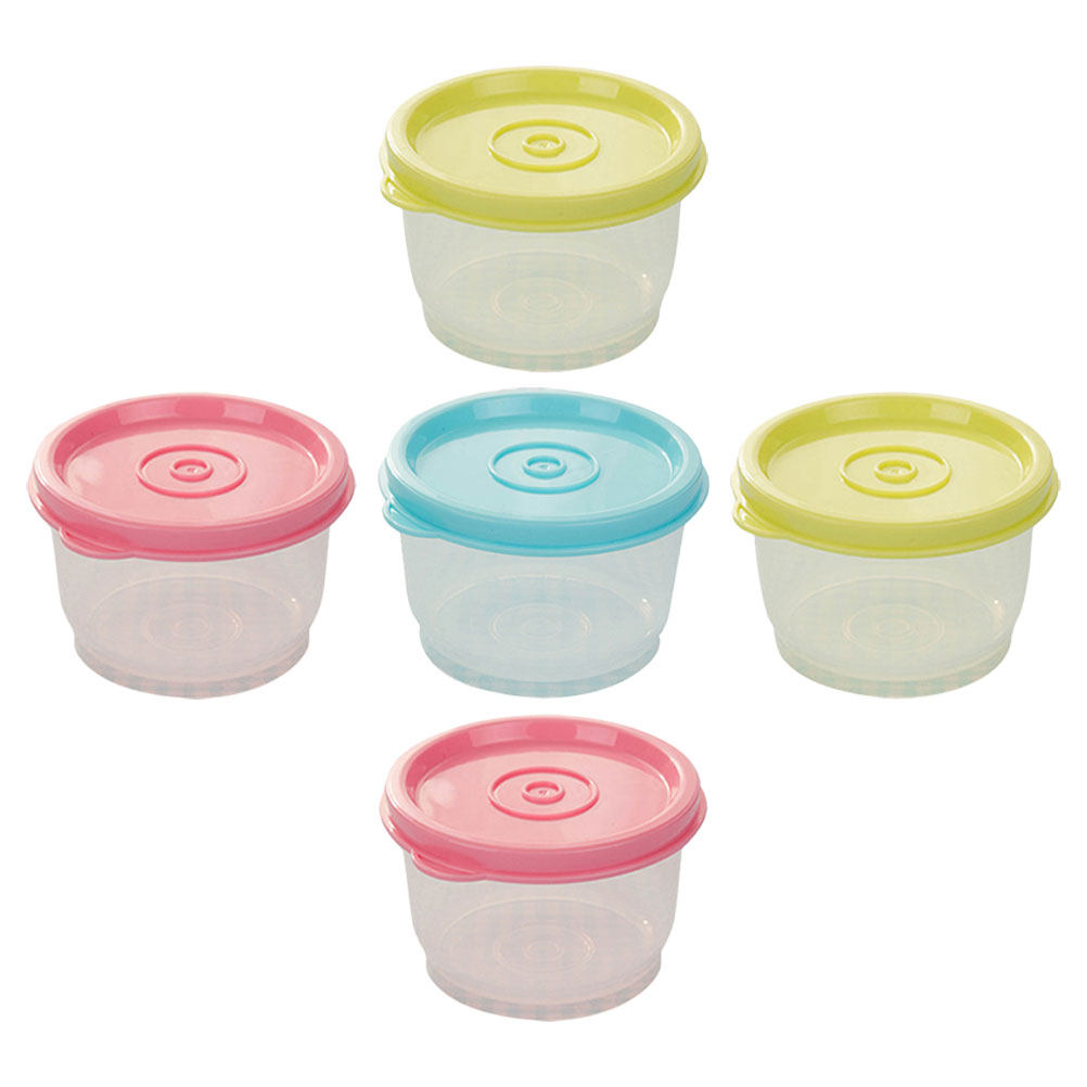 Food Snacks For Toddlers - 5 stuks voedselbewaarbakjes, lekvrij, 160 ml,