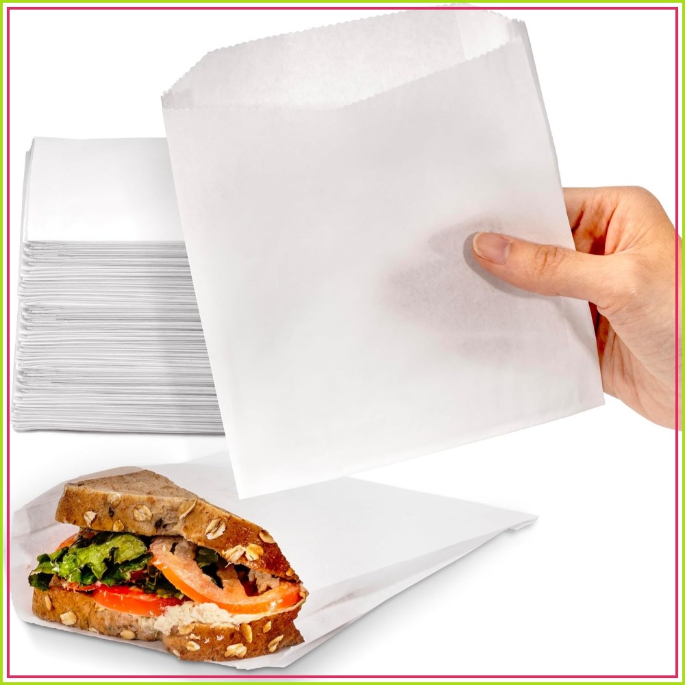 200 stuks vetwerende broodzakj - Food Packed Snacks recensie en prijs