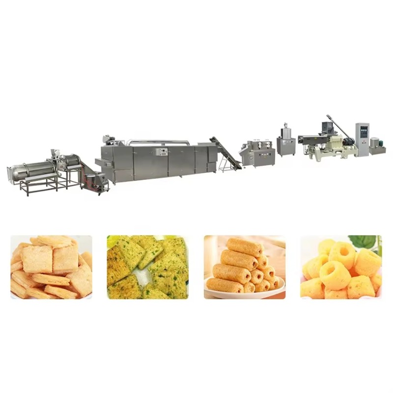 Productielijn voor gepofte sna - Peanut Butter Snack recensie en prijs