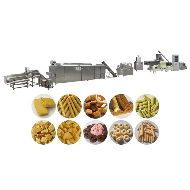 Productielijn voor gepofte sna - Peanut Butter Snack recensie en prijs
