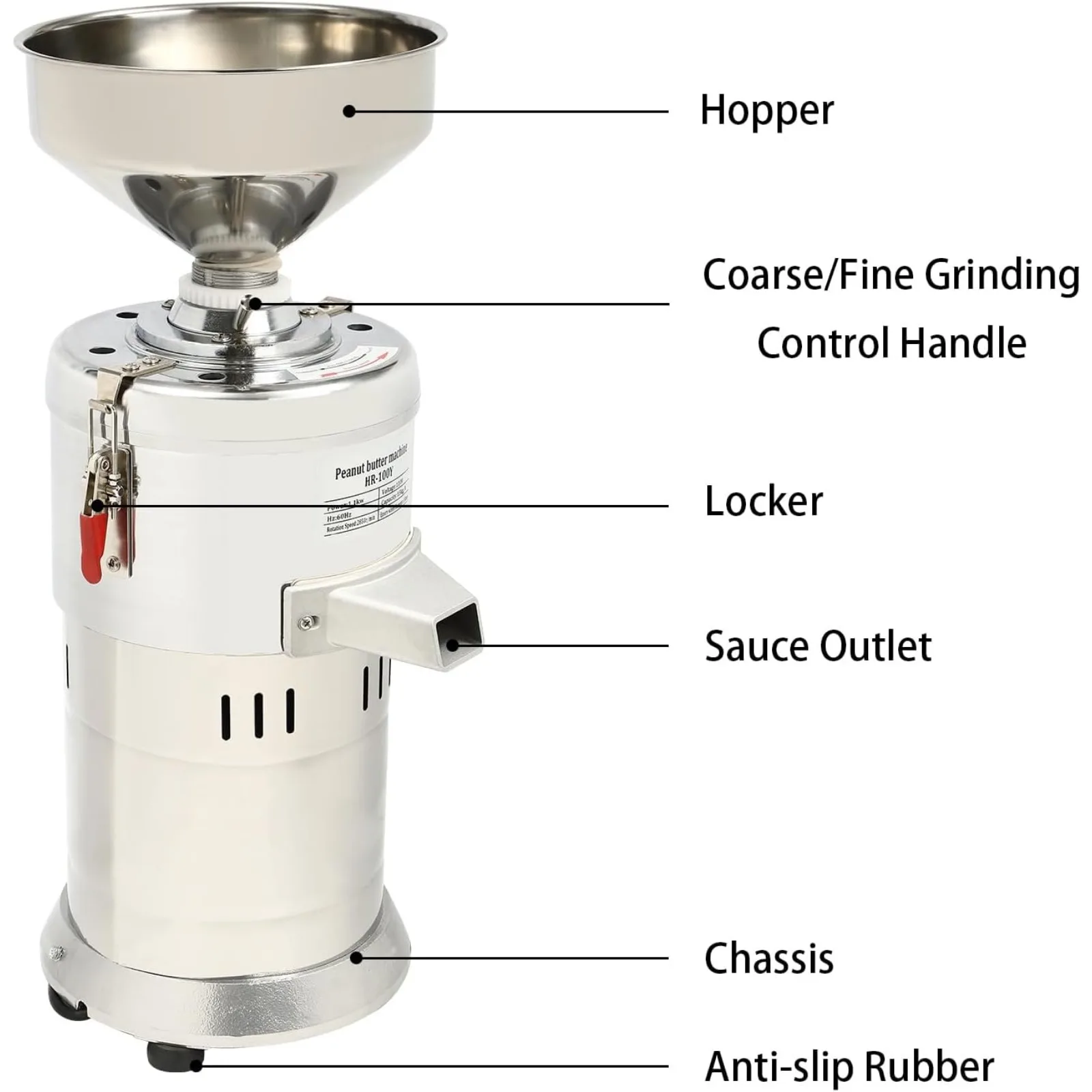 110V Pindakaasmachine, 33 lbs/ - Peanut Butter Snack recensie en prijs