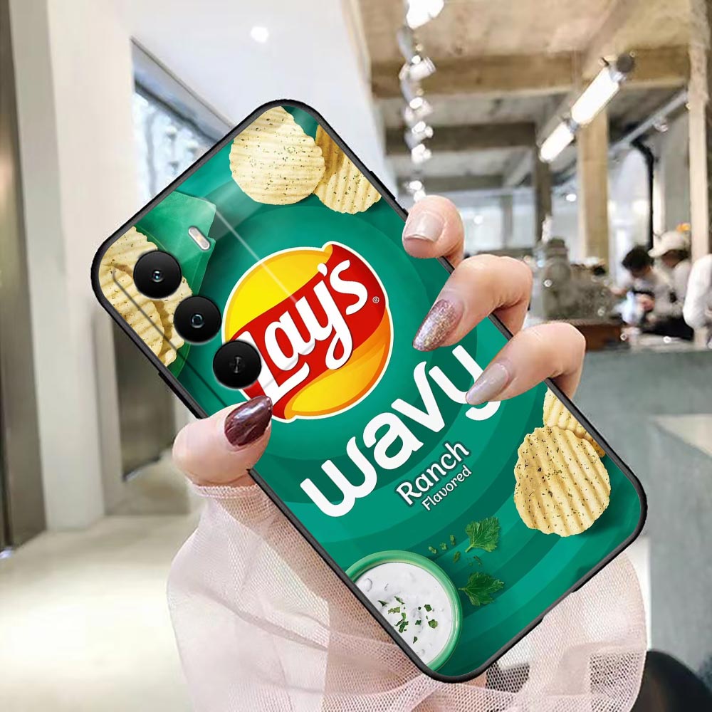 Telefoonhoesje voor Realme C10 - Food Snacks Quotes recensie en prijs