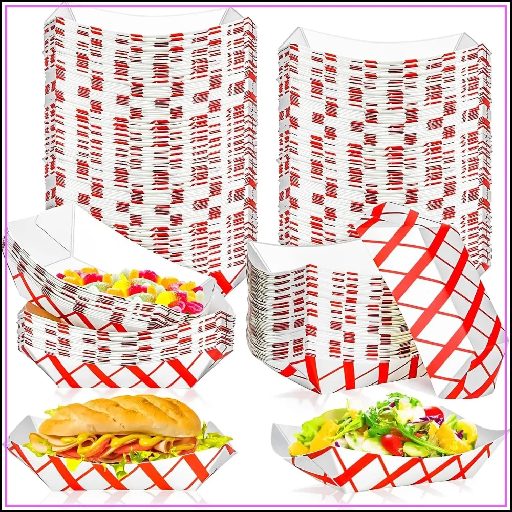 100 stuks 2lb Kraft papieren v - Food Packed Snacks recensie en prijs