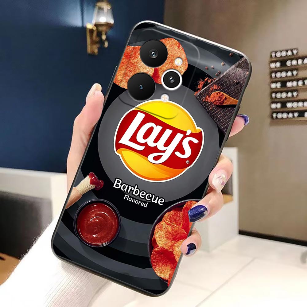 Telefoonhoesje voor OPPO Realm - Food Snacks Quotes recensie en prijs